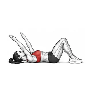 Tucked V-up movement illustration